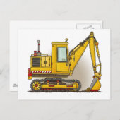 Digger Shovel Post Card Briefkaart (Voorkant / Achterkant)