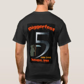 Diggerfest5 T-shirt (Achterkant)