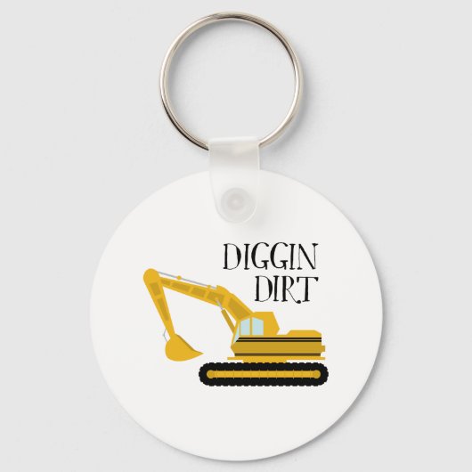 Diggin Dirt Sleutelhanger (Voorkant)