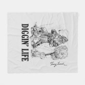 Diggin 'Life Fleece Dekbed Deken (Voorkant (Horizontaal))