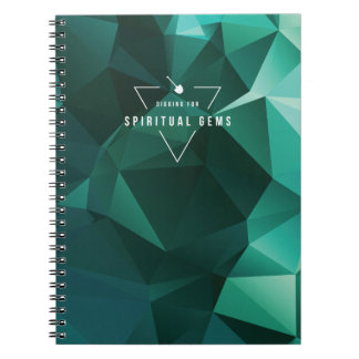 Digging voor Spirituele Pareltjes (emerald) Notitieboek
