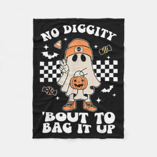Diggity Gaat Halloween Spoken Griezelfantasie Inpa Fleece Deken
