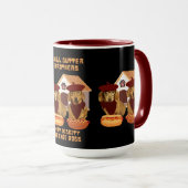 Diggity Hot Weenie Chiens Café Mug (Devant droit)