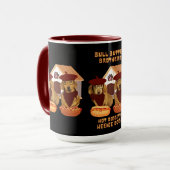 Diggity Hot Weenie Chiens Café Mug (Devant gauche)