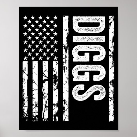 Diggs Achternaam Grappige Achternaam Team Diggs Fa Poster (Voorkant)