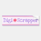Digi-Scrapper Bumpersticker (Voorkant)