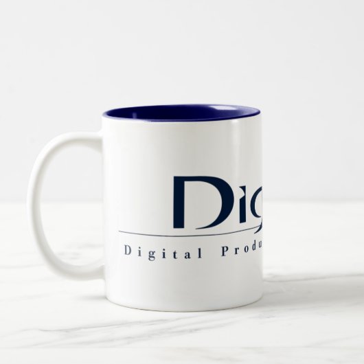 DigiPro_Logo_Mok Tweekleurige Koffiemok (Links)