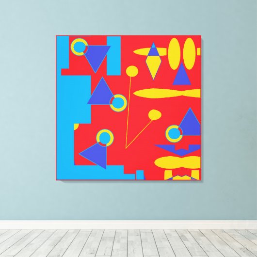 Digisketch 24-A Canvas Afdruk (Insitu (Houten vloer))