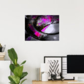 Digitaal Abstract Poster voor computerverf afdrukk (Thuiskantoor)