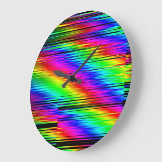 Digitaal Abstract: veelkleurig grafisch ontwerp. Grote Klok (Hoek)