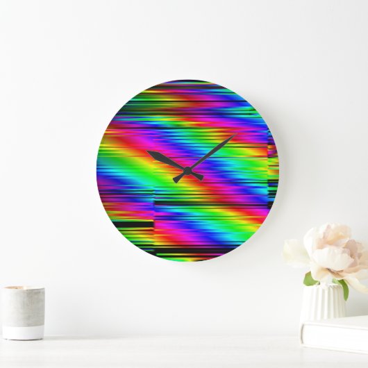 Digitaal Abstract: veelkleurig grafisch ontwerp. Grote Klok (Huis)