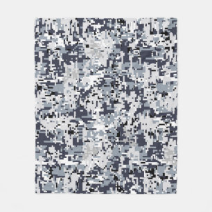 Digitaal Camouflage-decor voor stedelijke stijl Fleece Deken