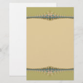 Digitaal Delicaat Kant Stationery Briefpapier (Voorkant / Achterkant)