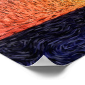 Digitaal expressionisme: Sunset [L] Poster (Hoek)