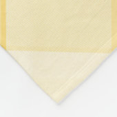 Digitaal geel plaatje met een modern diagonaal mon fleece deken (Hoek)