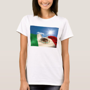 Digitaal gegenereerde rimpeling van de Mexicaanse T-shirt
