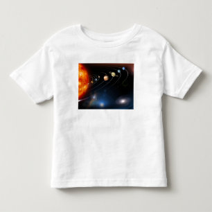 Digitaal geproduceerd afbeelding van ons zonnestel kinder shirts