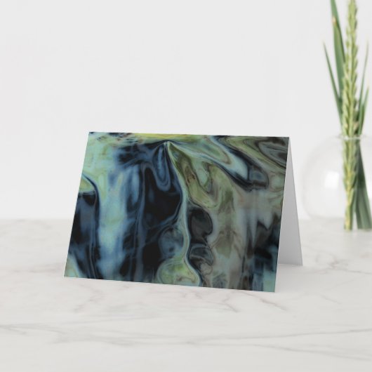 Digitaal gewijzigde Abstracte foto "April Bossen I Kaart (Voorkant)