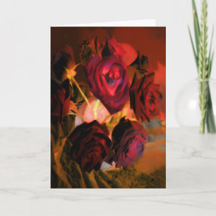 Digitaal gewijzigde "Rozen" Levensduur bloemen Kaart