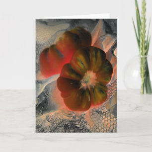 Digitaal gewijzigde "Tomato and Lace" Kaart