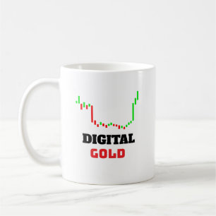 Digitaal goud koffiemok