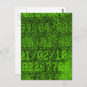 Digitaal Groen Briefkaart (Voorkant / Achterkant)