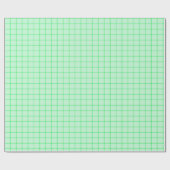 Digitaal groen rooster cadeaupapier (Vlak)