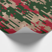 Digitaal kerstinpakpapier cadeaupapier (Hoek)