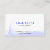 Digitaal Kleurrijk Gradiënt Logo Visitekaartje (Achterkant)