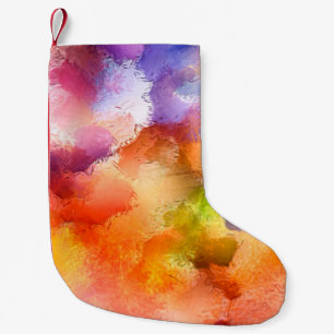 Digitaal kunstmatig abstract patroon. Hand tekenin Kleine Kerstsok