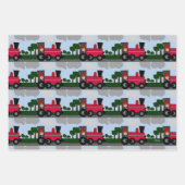 Digitaal kunstopvulpapier voor boottreinen inpakpapier vel (Voorkant)