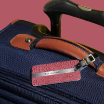 Digitaal leder Reptiel Roos Roze