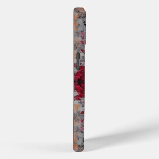 Digitaal Mandala Rood Sinaasappel en Blauw Case-Mate iPhone Case (Achterkant / Rechts)