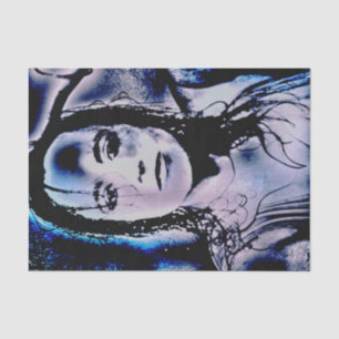 Digitaal meisje tissuepapier