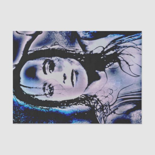 Digitaal meisje tissuepapier (Voorkant)