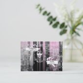 Digitaal meisje visitekaartje (Staand voorkant)