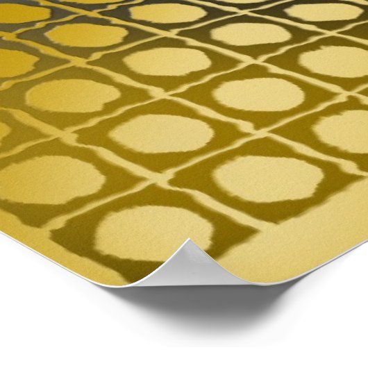 Digitaal op-art sheroïnemagnetisme poster (Hoek)