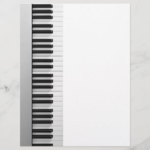 Digitaal piano toetsenbord flyer