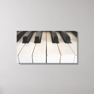 Digitaal pianotoetsenbord canvas afdruk