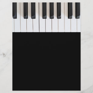 Digitaal pianotoetsenbord flyer