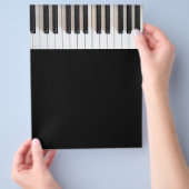 Digitaal pianotoetsenbord flyer (Hand)