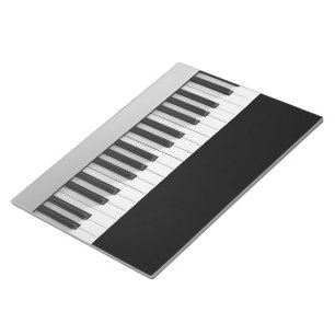 Digitaal pianotoetsenbord notitieblok