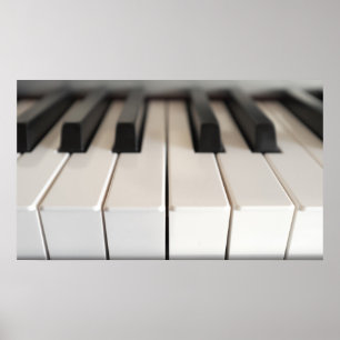 Digitaal pianotoetsenbord poster