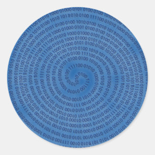 digitaal ronde sticker