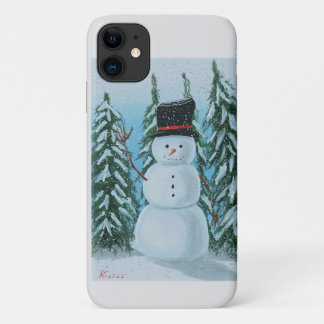 digitaal sneeuwschilderij iPhone 11 hoesje