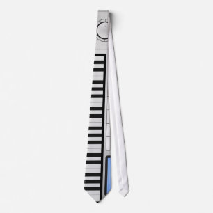 Digitaal Synthesizer Keyboard Necktie Stropdas