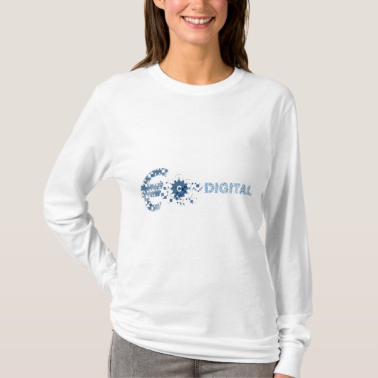Digitaal tijdperk t-shirt (Voorkant)