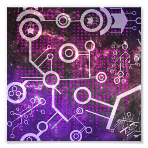 Digitaal universum foto afdruk