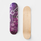 Digitaal universum skateboard (Voorkant)