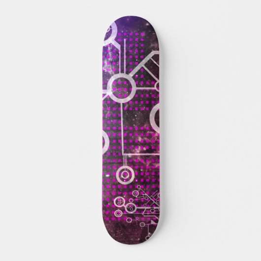Digitaal universum skateboard (Voorkant)